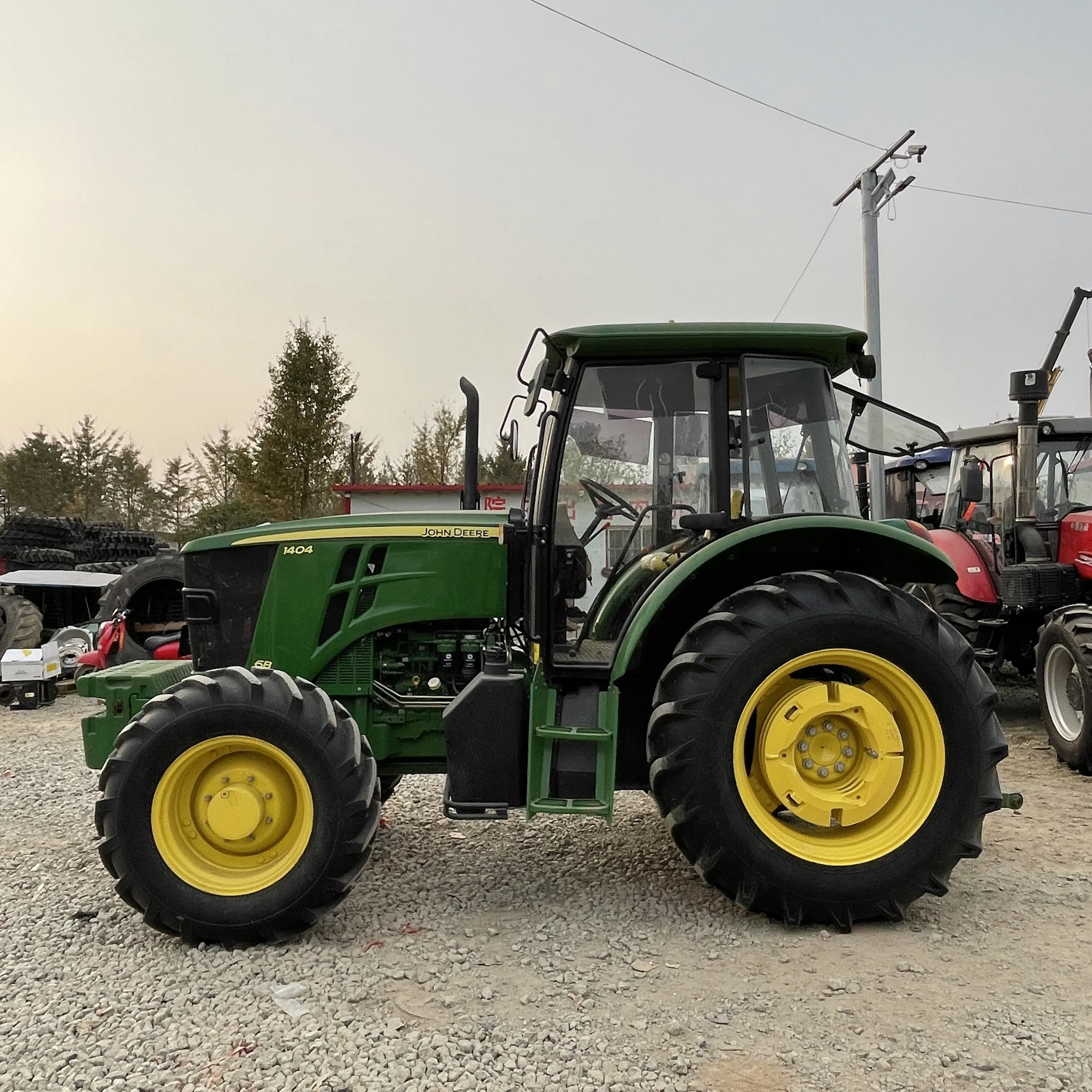 Ikinci el traktörler John 1404 140HP Dere satılık iyi kalite tarım makineleri çiftlik traktörü