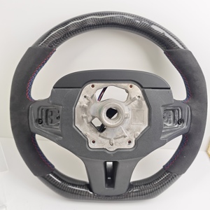 Volante Deportivo Personalizado de Alcantara y Cuero con Detalles en Carbono para X3 G01 X4 G02 G20 M340i G30 G31 M2 G87 M3 G80 M4 G82 M5 F90 X5M <span class=keywords><strong>F95</strong></span> - Product Image 2