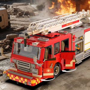 Zhuanyue 66148 Camión de Bomberos de Bloques de Construcción, Juguete Educativo para Niños de 8 a 13 Años, Compatible con la Serie City - Product Image 2