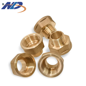 NLD toptan sıkıştırma paslanmaz çelik sıkma sıhhi tesisat bağlayıcı 1/2 ''3/4-1'' meme pirinç adaptörü - Product Image 5