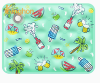 Tapis rafraîchissants pour animaux de compagnie personnalisables Kinghon Factory Direct, tapis en gel de glace doux pour l'été, forme rectangulaire, utilisation en intérieur pour chats et chiens