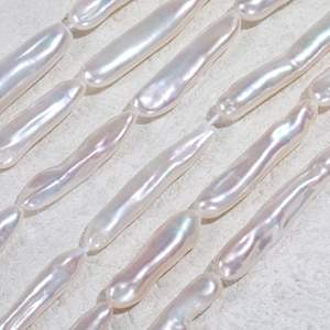 Perlas de Agua Dulce Barrocas Hechas a Mano al por Mayor, Accesorios para Hacer Joyas, Collar, Aretes, Cuentas, Perlas Sueltas de Pipa con Luz Intensa, Naturales - Product Image 2