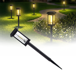 Lampes solaires LED décoratives à piquet, allumage automatique au crépuscule, sans fil, étanches, éclairage de chemin pour pelouse, allée, jardin, paysage - Product Image 4