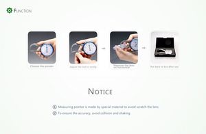 เครื่องทดสอบความหนาของเลนส์ออปติคัล,เครื่องวัดความหนาของเลนส์แว่นตาเครื่องสอบเทียบเลนส์เครื่องวัดความหนาของเลนส์ - Product Image 3