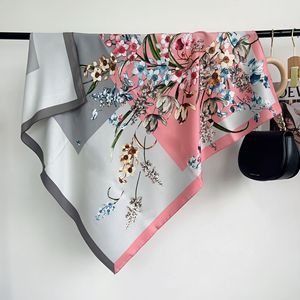 Koreaanse Mode Bloem Sjaal Vrouwen Nieuwe Polyester Hijab Digitale Print Zomer Reizen Strand <span class=keywords><strong>Sun</strong></span> Baotou Voor Head Bag Gebruik - Product Image 4