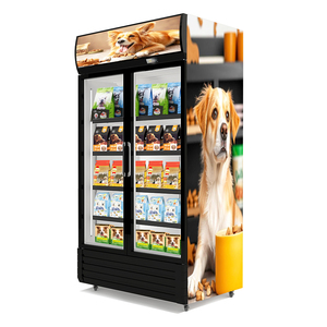 Equipo de supermercado <span class=keywords><strong>Frigo</strong></span> Display Refrigerador comercial Puerta de vidrio Refrigerador <span class=keywords><strong>pequeño</strong></span> para bebidas - Product Image 1