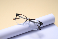 Cadre optique acétate fait main de bonne qualité, 100%, cadre métallique