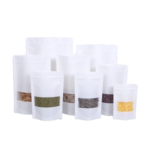 Ktag pochette en papier blanc avec fermeture à glissière, pièces, de bonne qualité, avec fenêtre - Product Image 6
