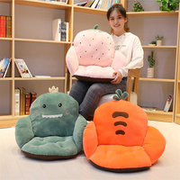 Coussin de siège semi-entouré Fraise Carotte Cactus Dinosaure Canapé pour enfants Coussin de siège