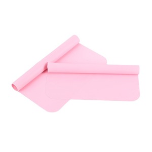 <b>Silicone</b> Baking <b>Mat</b> Light Pink Square Non Slip Heat Insulation For Kitchen Baking Tools - Product Image 1