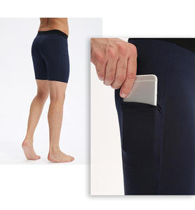 Slip da <span class=keywords><strong>Uomo</strong></span> in Cotone e Spandex, Traspiranti e Assorbenti, Comodi e Senza Stringere, Prevenzione Sfregamento delle Gambe - Product Image 2
