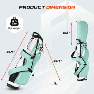 Sac de golf léger personnalisé avec logo, sac de golf de dimanche en gros, petit MOQ, sacs de golf colorés - Product Image 5