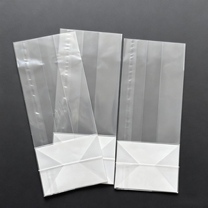 ถุงขนมบล็อคบอปป์ใสเกรดอาหารมีช่องใส่กระดาษแข็งสำหรับโชว์เค้กเบเกอรี่ - Product Image 6