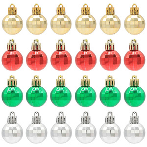 Nuevo Producto: Adorno Navideño de Bola con Forma de Diamante a Cuadros de 3 cm para Decoración de Árboles de Navidad y como Regalo Navideño - Product Image 2