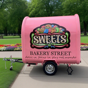 Ice Cream American Trailer Food With Customized <b>Range</b> <b>Hood</b> Cart Kiosk Mobile Coffee Van Kebab Truck - Product Image 3