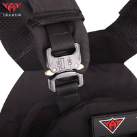 Gilet Tactique YAKEDA de Sécurité et de Service, Extérieur, Type JPC, Uniforme d'Entraînement, Gilet à Libération Rapide, Modèle Molle, Chaleco Tactico Noir