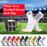 Chaussettes de sport d'été épaisses jetables antibactériennes pour hommes avec grip antidérapant et absorption des chocs, logo sur le dessous, pour le football et le Pilates