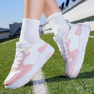 Baskets compensées en <span class=keywords><strong>cuir</strong></span> blanc pour femme, nouvelle mode 2026, chaussures de qualité supérieure, baskets à plateforme décontractées pour femme - Product Image 4