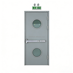 Porte intérieure en acier ignifugée avec <span class=keywords><strong>panneau</strong></span> <span class=keywords><strong>de</strong></span> vision en <span class=keywords><strong>verre</strong></span> pour projets <span class=keywords><strong>de</strong></span> construction résidentielle - Product Image 4