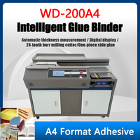 Système de freinage électronique WD-200A4 pour machine de reliure à colle chaude à grande vitesse et intelligente pour reliure latérale