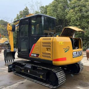 Excavatrice de haute qualité de 7 tonnes, excavatrice Sany d'occasion à vendre, SY75C SANY75C-9, excavatrice d'occasion - Product Image 2