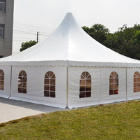 Carpa de Boda de Lujo Personalizada, Impermeable, de Aluminio y PVC, para 100 Personas
