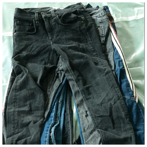 GZ vestiti usati alla moda pantaloni Jeans per le signore, fabbrica diretta all'ingrosso Jeans Skinny di seconda mano per le donne Bea e Cqs K80 - Product Image 5
