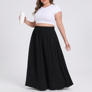 Splendid Apparel Women High Waist Solid A-Line Mini <b>Skirt</b> Buttons Sweet Style Satin Fabric Breathable <b>Pleated</b> Design Summer 160g - Product Image 1