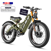 Vélo Électrique de Plage Rétro Eahora Stock US UE CA, Ebike 250W à Gros Pneus avec Large Selle et Système d'Éclairage LED Avant