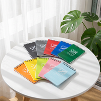 Envío Rápido, Cuaderno Espiral Multicolor Impermeable con Bolsillo, Opción de Regalo, Cubierta de Papel, Páginas de Papel de Pulpa de Paja
