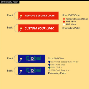 Khuyến mại giá rẻ Tự làm logo xe hơi bằng kim loại Thêu móc khóa Vòng đeo khóa dệt dệt tùy chỉnh - Product Image 6