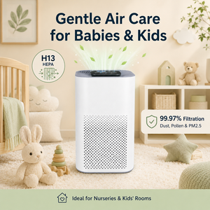 <span class=keywords><strong>Purificateur</strong></span> <span class=keywords><strong>d</strong></span>'<span class=keywords><strong>air</strong></span> WiFi portable pour chambre à coucher, <span class=keywords><strong>petite</strong></span> pièce, filtre HEPA H13 H14, capteur PM 2,5, contrôle intelligent par application - Product Image 2