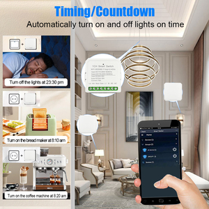 สวิตช์อัจฉริยะ RKHK Tuya Wifi Mini 16A แบบ 1 ทาง สวิตช์ <span class=keywords><strong>DIY</strong></span> ควบคุมผ่านแอป SmartLife ตั้งเวลาได้ รองรับการสั่งงานด้วยเสียงผ่าน Alexa, Google Home และ Alice - Product Image 4