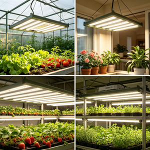 <span class=keywords><strong>Mini</strong></span> lampe de culture LED à spectre complet 120W pour culture hydroponique en <span class=keywords><strong>serre</strong></span> de légumes, installation facile - Product Image 4