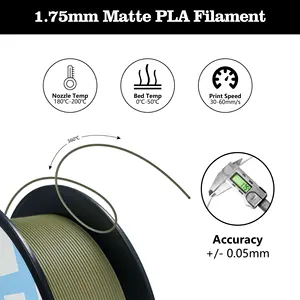 HELLO 3D High Quality 1kg/roll PLA/ABS/PCL/PETG/TPU/HIPS/PP/WOOD/Carbon Fiber Filament Refill PLA 1.75mm 3D Printer Filament