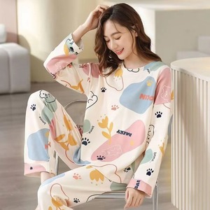 女式三件套短袖睡衣套装 女士柔软睡衣 - Product Image 2