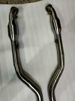Stock prêt 2.5 ''X-Pipe No Drone No Rasp Supreme Stainless Steel Fitment Garanti Exhaust Mid Pipes pour BMW M3 E92
