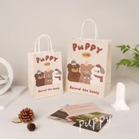 Sac en papier kraft marron personnalisé pour les plats à emporter et les cadeaux Style de luxe avec votre propre logo imprimé Sac en papier kraft