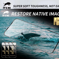 Esd Og It 'S Me Glass Hd Heldere Anti-Statische Gehard Glas Schermbeschermer Voor Iphone 15 14 13 12 11 Pro Max X Xs Xr 6 7 8 Plus
