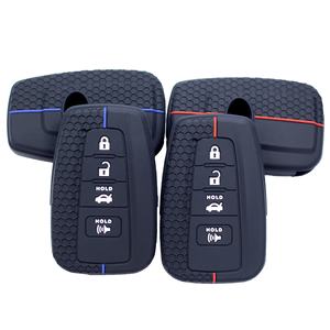 Étui de protection en silicone léger et texturé résistant aux rayures pour porte-clés <span class=keywords><strong>Toyota</strong></span> <span class=keywords><strong>CHR</strong></span> Camry Prius - Product Image 6