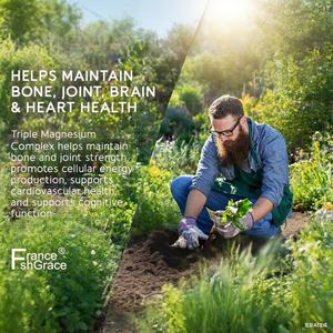 Cápsulas de Magnesio Complejo en Oferta, 90 Cápsulas, Suplemento para Adultos, Mejora los Músculos y la Energía, Cápsulas de Magnesio Herbales - Product Image 3