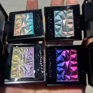 High Pigment Langlebiger Farbverlauf Chamäleon Lidschatten Pulver Private Label Großhandel Multi chrom Lidschatten Metallic - Product Image 1