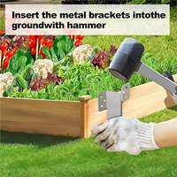 Eisenbahn-Schienenhalterungen Befestigungspfosten Rostfrei Kohlenstoffstahl Umweltfreundlich 2mm Dick Outdoor-Gartenweg Hochbeet-Halterung