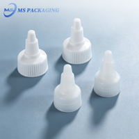 Vente d'usine Bouchon à visser en plastique 24 mm Bouchon compte-gouttes pour bocaux et bouteilles Disponible en tailles 18 mm et 20 mm Matière PP
