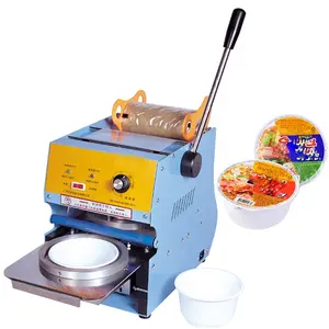 Big Discount Manual Cup Sealer Maschine Lebensmittel verpackung Sealer Machine Manual Box Bowl Sealing Machine