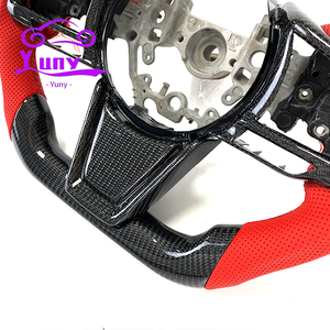 Estilo de carreras para <span class=keywords><strong>Subaru</strong></span>, volante de coches de fibra de carbono LED personalizado para BRZ WRX Forester Panther Outback <span class=keywords><strong>Impreza</strong></span> LEVORG Legacy - Product Image 3