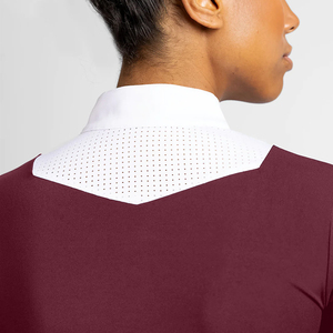 Camisa de Concurso Hípico de Nuevo Estilo para Mujer, Top Transpirable de Malla con Mangas Largas para Montar a Caballo - Product Image 1