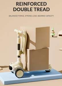 Patinete de <span class=keywords><strong>Ruedas</strong></span> Grandes, Patinete Infantil de 3 <span class=keywords><strong>Ruedas</strong></span> con Luz y Música, Patinetes para Niños en Venta - Product Image 3