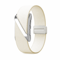 Pulsera Inteligente GH-V1 sin Pantalla con ECG, Bluetooth 5.3, Monitor de Salud Metabólica, Frecuencia Cardíaca, VFC, Estrés, Temperatura Corporal, Rastreador de Bienestar, SpO2, 7-10 Días de Autonomía