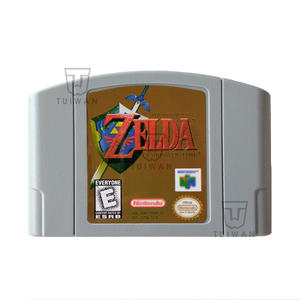 En stock <span class=keywords><strong>Legend</strong></span> <span class=keywords><strong>of</strong></span> <span class=keywords><strong>Zelda</strong></span> US NTSC versión Oot Universal inglés <span class=keywords><strong>N64</strong></span> Rpg juego para cartuchos de juegos de cartas de videojuegos - Product Image 1